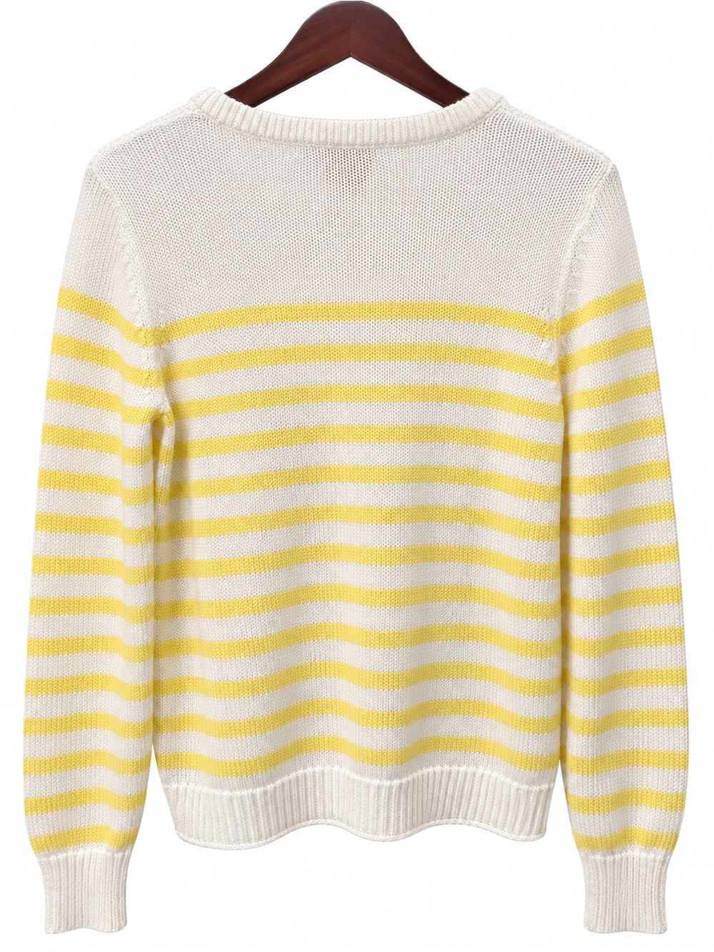 Lilly Pulitzer 'Stay Sunny' Striped Crewneck Sweater - Yellow, White & Blue - Picture 3 of 4